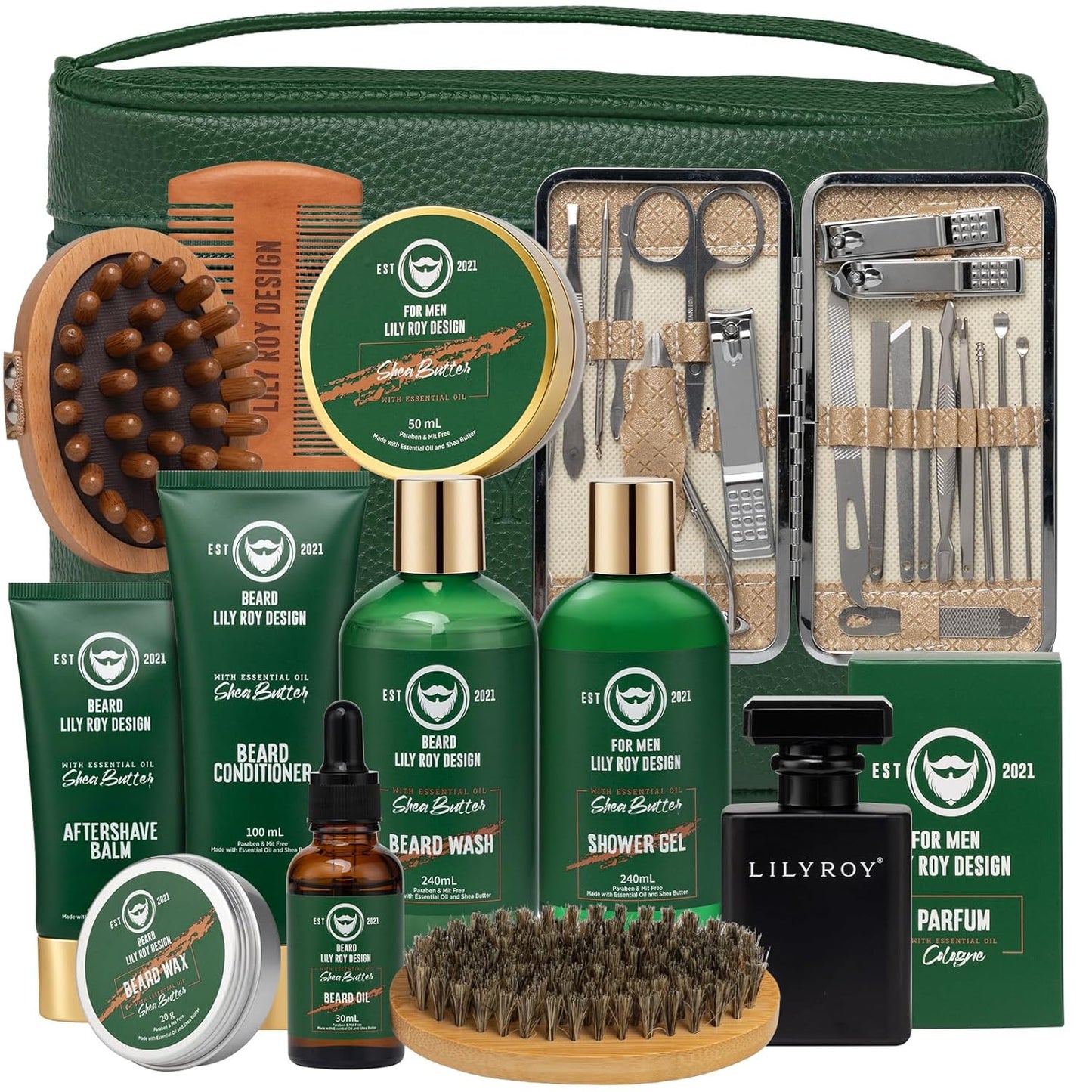 Beard Care Spa Set - Father’s Day & Xmas Gifts for Men