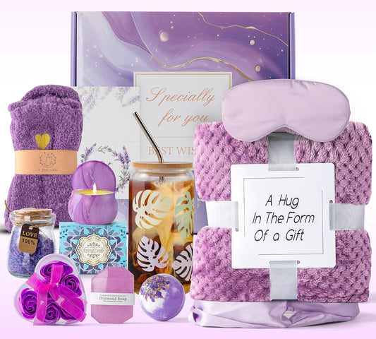 Cozy Socks & Soup Gift Basket – Perfect for Her & Mom (Get Well, Recovery & Birthdays)