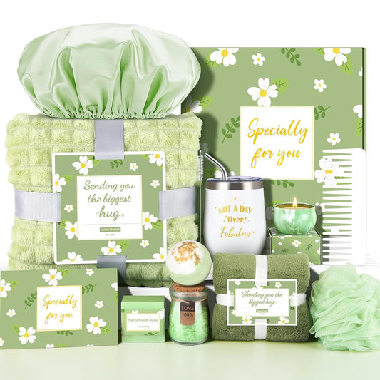 Self Care Gift Basket – Perfect for Birthdays, Recovery & Relaxation (Mom, Sister & Friends)