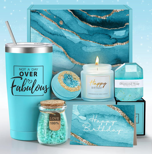 Unique Relaxing Spa Gift Set – Perfect Birthday Present for Mom, Sister & Friends (Women Who Have Everything)