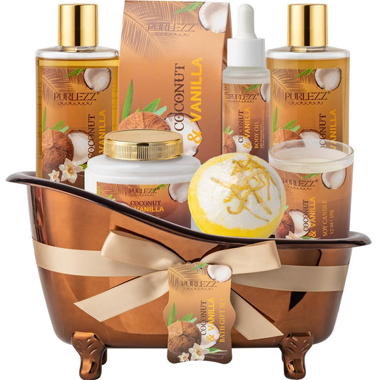 Coconut & Vanilla Spa Set - Bday Gifts for Her