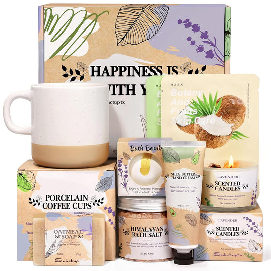 Crystal Spa Set - Bday & Xmas Gifts for Mom Sister Wife