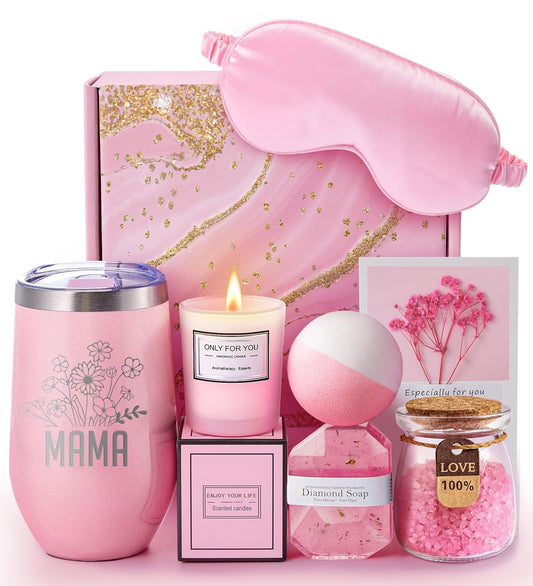 Lavender Spa Gift Basket – Perfect for Mom, Grandma & Mother - in - Law | Mother’s Day, Birthdays & Christmas