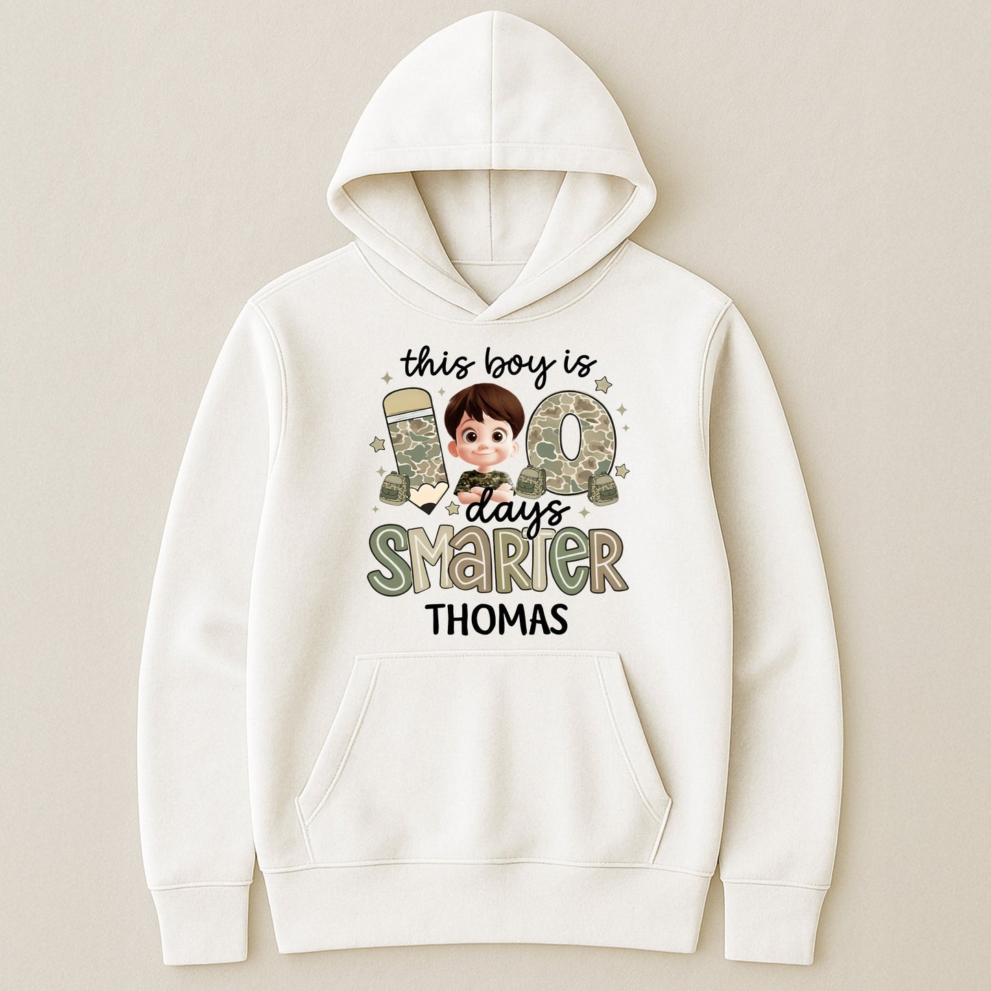 100 Days Smarter - Personalized Shirt