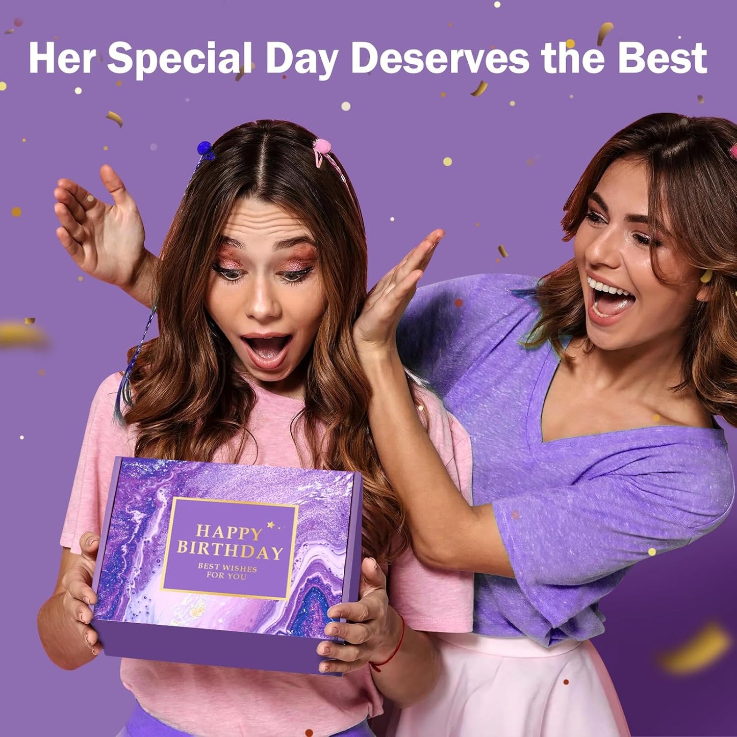 Unique Relaxing Spa Gift Set for Women – Birthday Present for Mom & Friends