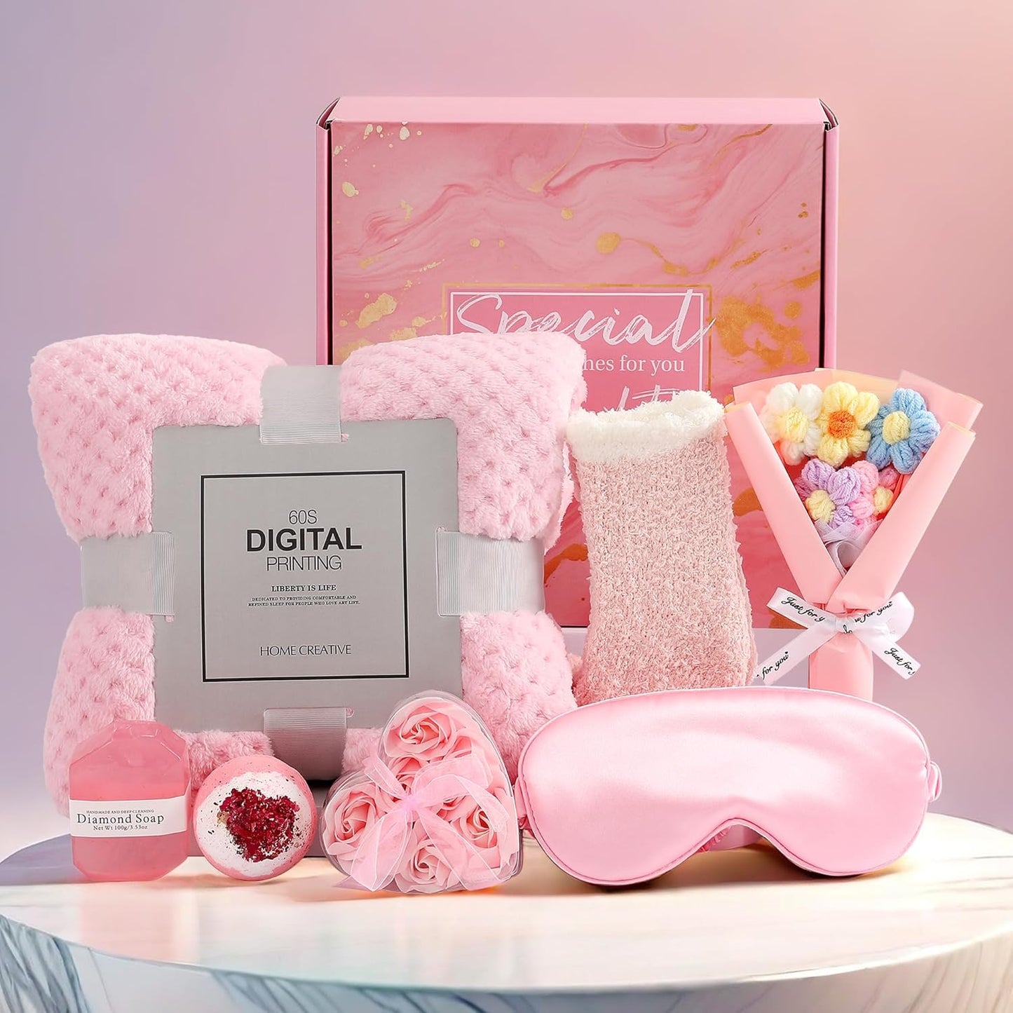 8Pcs Skincare Gift Set - Xmas & Mom’s Day Gifts for Her