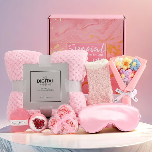 8Pcs Skincare Gift Set - Xmas & Mom’s Day Gifts for Her