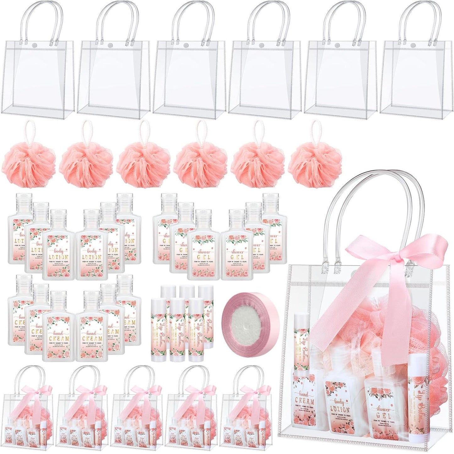 6 Baby Shower Game Prizes - Skincare & Bags for Winners