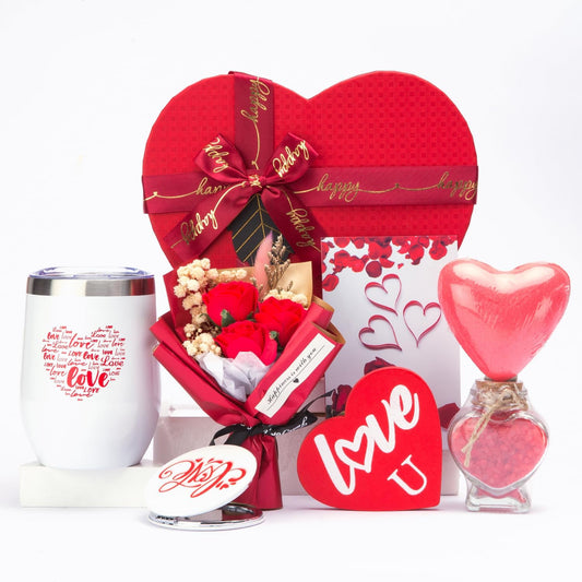 Unique Rose Love Gift Set - Bday & Wedding Gifts for Her