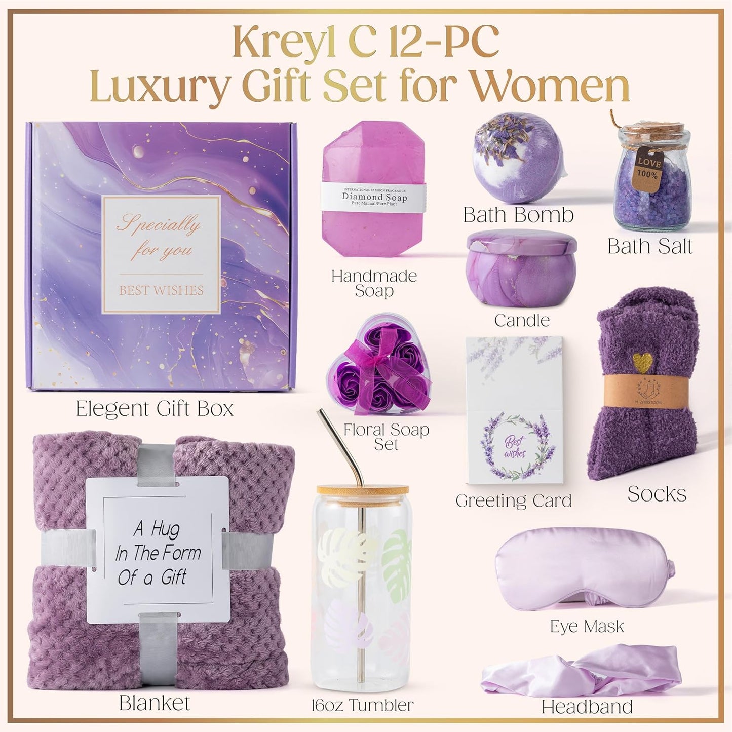 Cozy Socks & Soup Gift Basket – Perfect for Her & Mom (Get Well, Recovery & Birthdays)