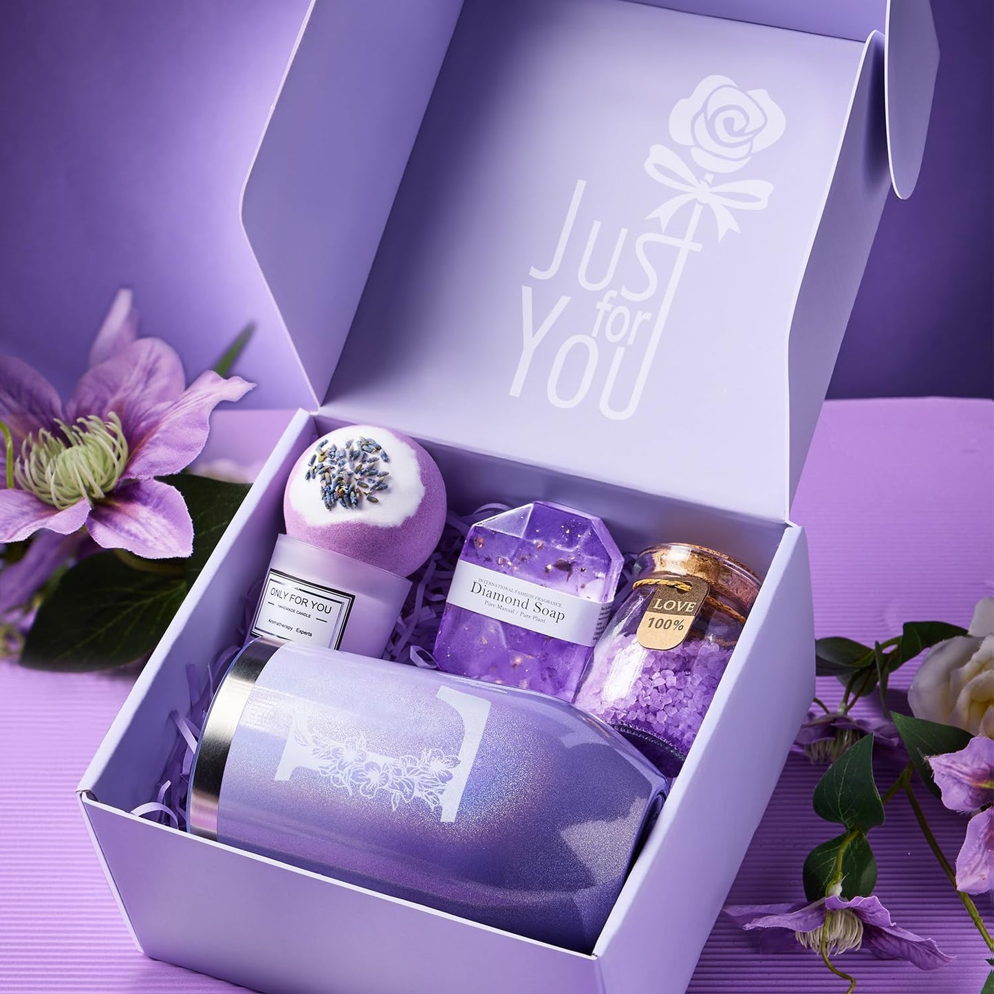 Unique Relaxing Spa Gift Basket – Perfect Birthday & Holiday Present for Mom, Sister & Wife (Gifts for Women Who Have Everything)