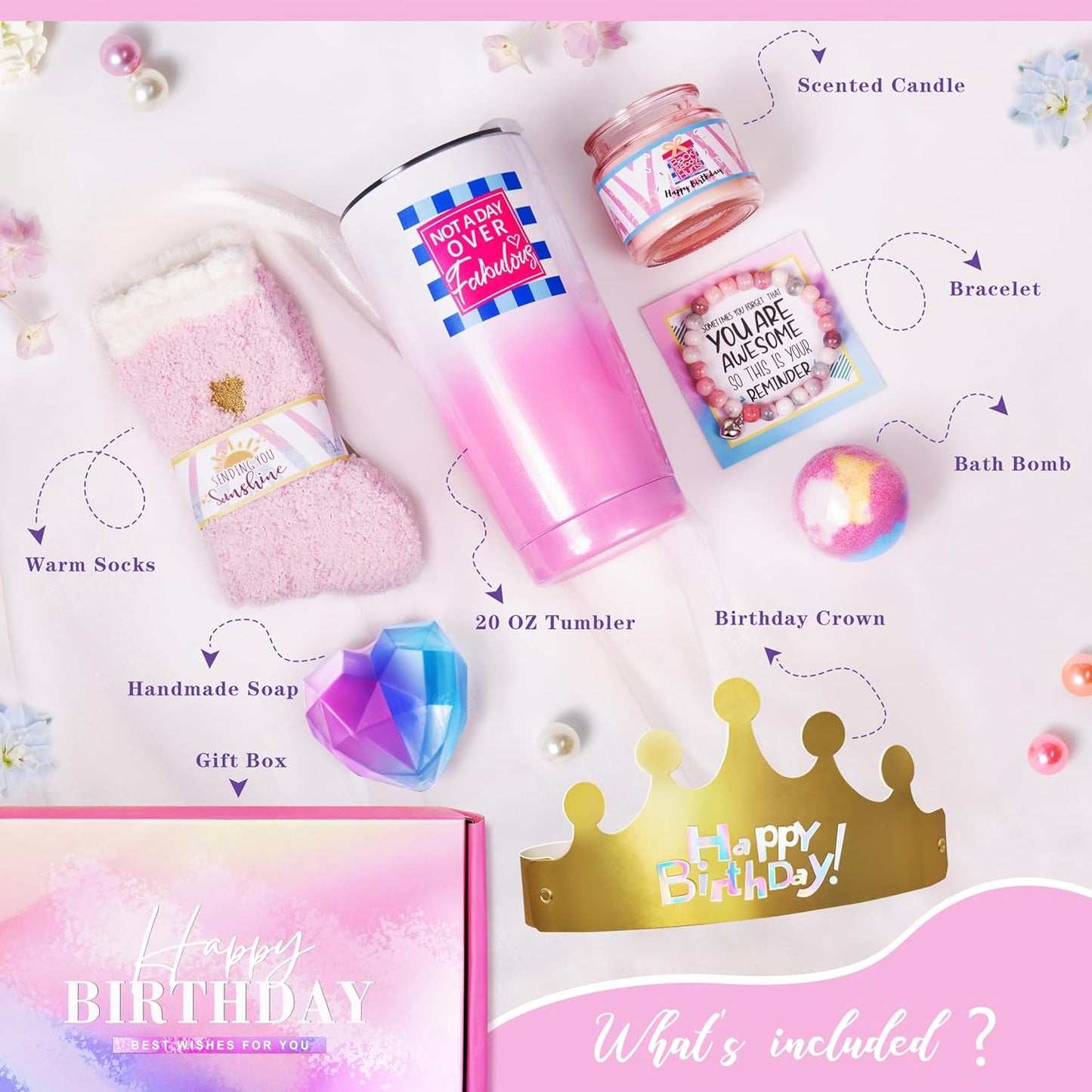 Not A Day Over Fabulous Birthday Tumbler – Gift for Her