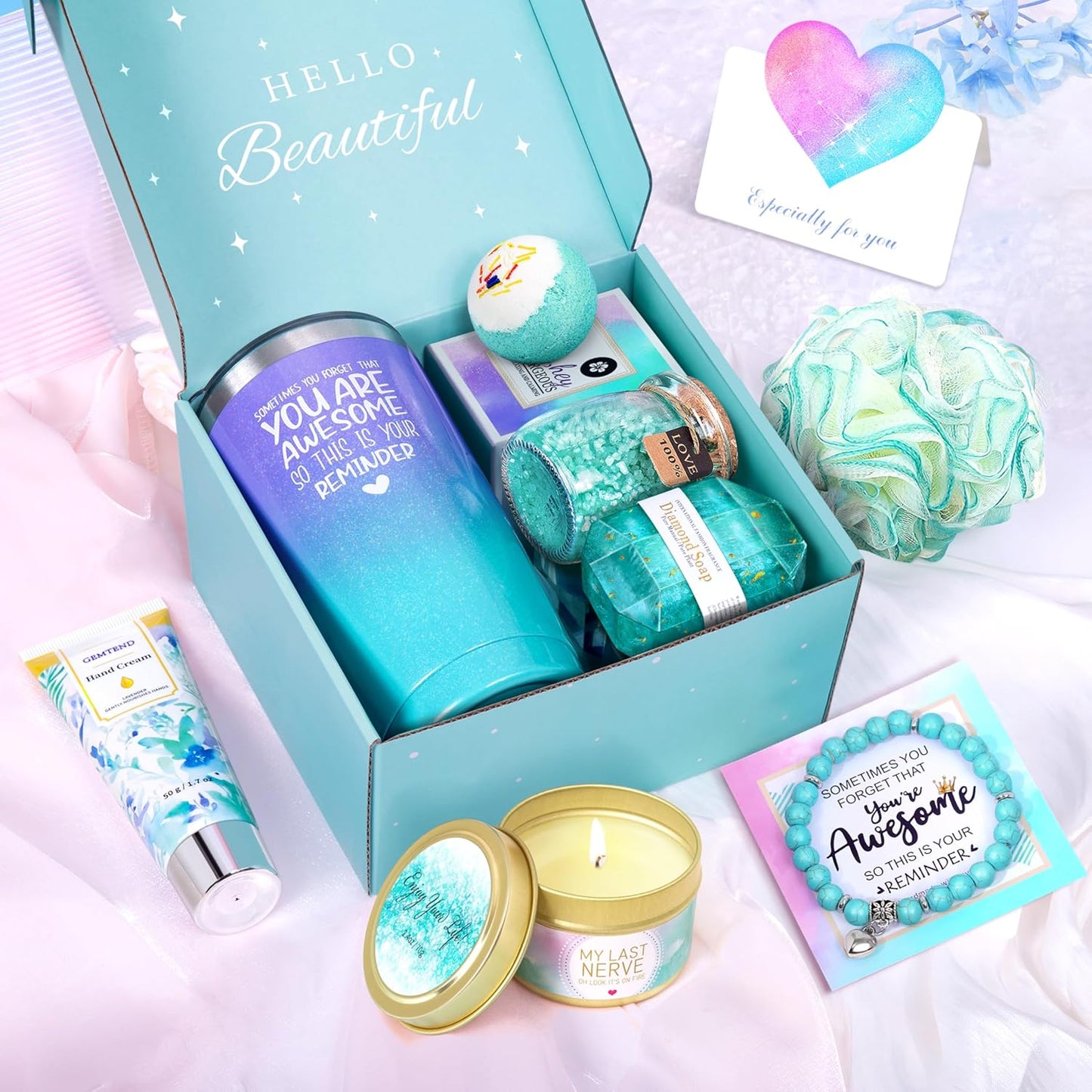 Self-Care Spa Set - Bday & Mom’s Day Gifts for Her