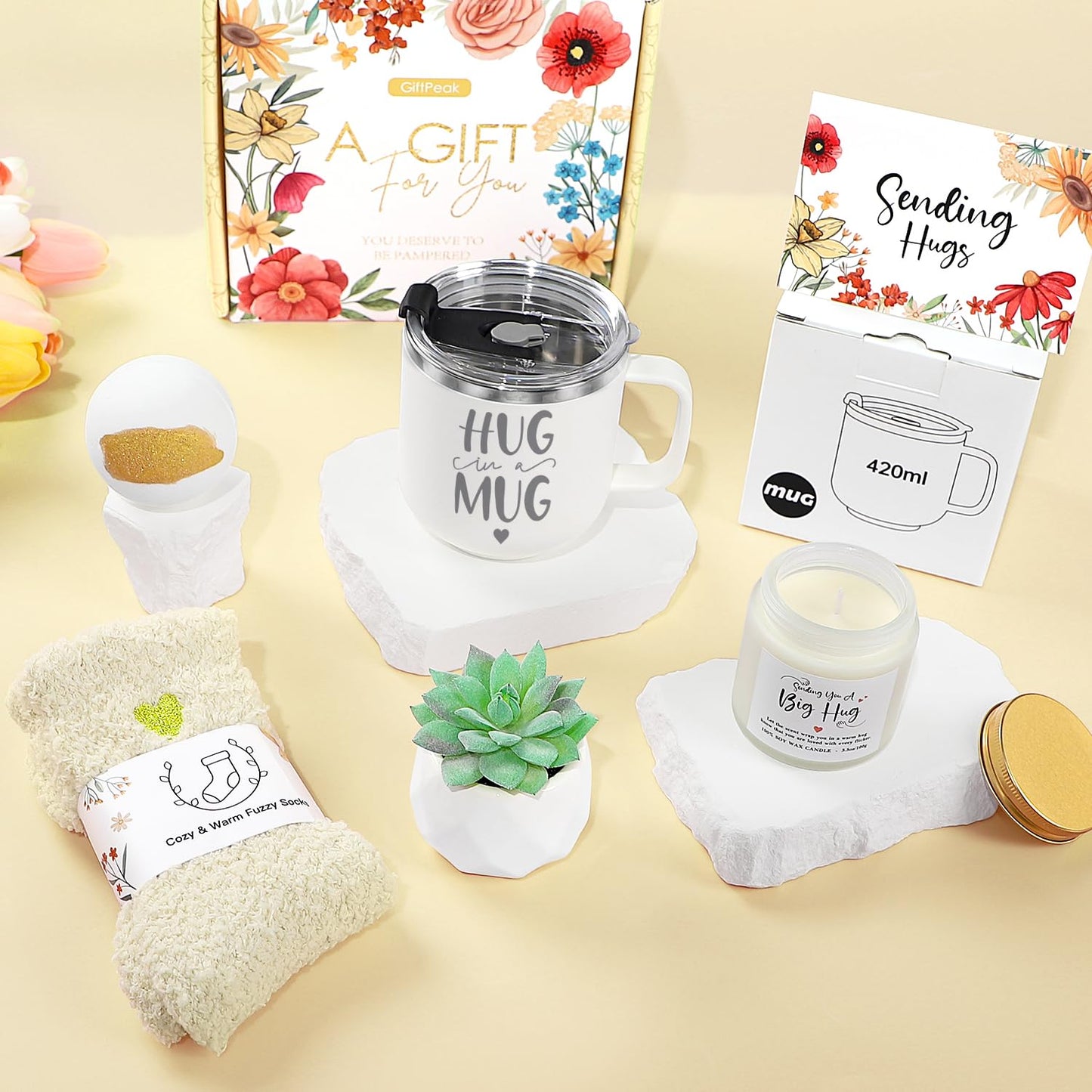Sympathy Self-Care Kit - Loss of Loved One Gifts for Her (Thinking of You)