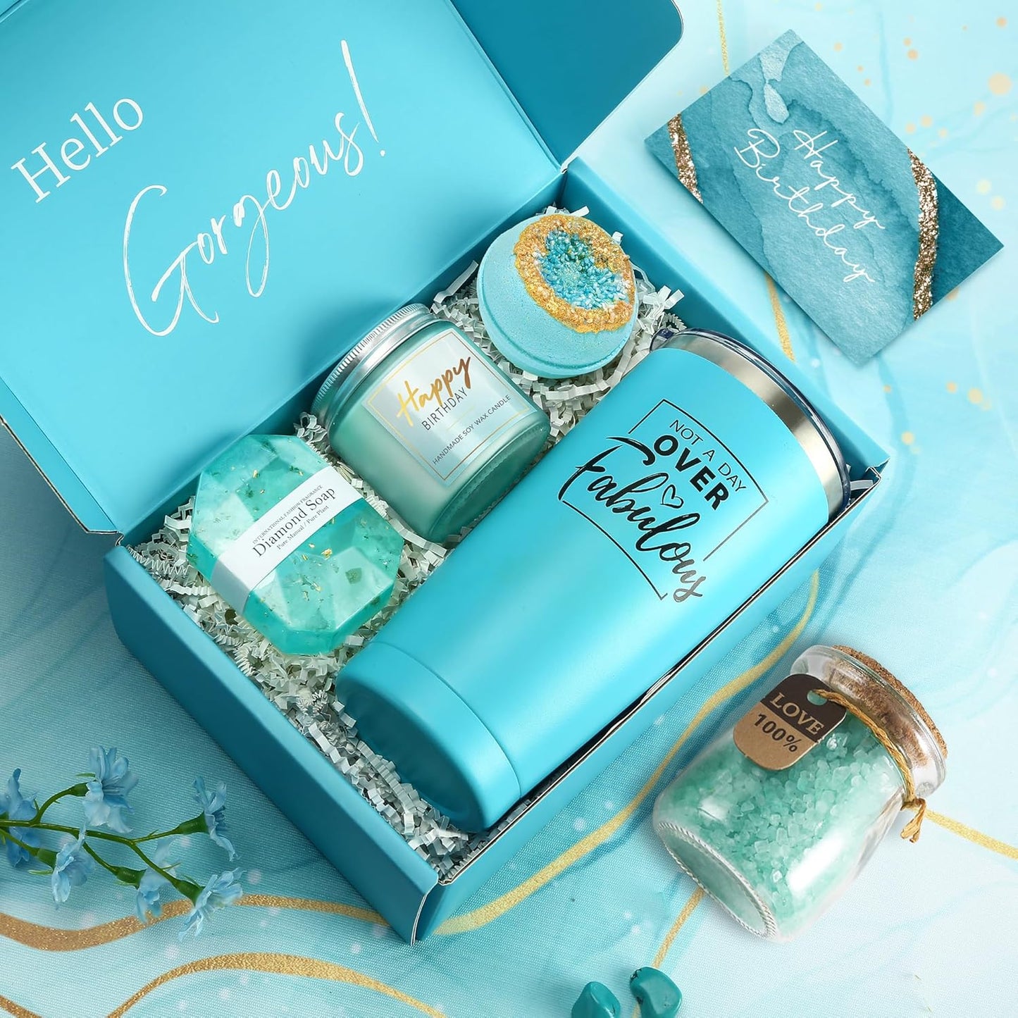 Unique Relaxing Spa Gift Set – Perfect Birthday Present for Mom, Sister & Friends (Women Who Have Everything)