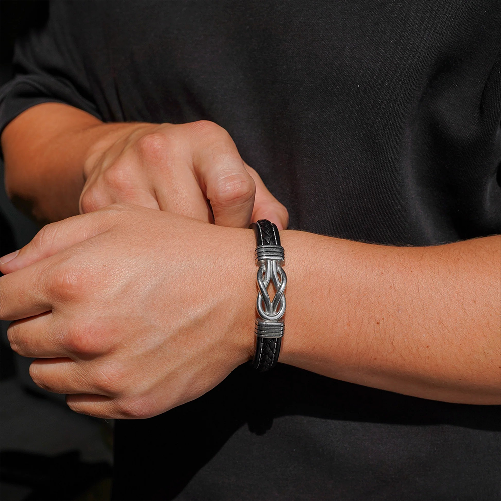 To my Son - Infinity bracelet, bracelet with engraving