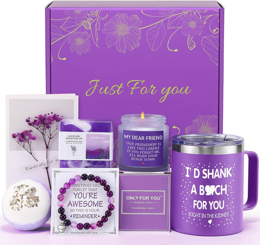 Unique Relaxing Spa Gift Set – Perfect Birthday Present for Best Friend & Sister