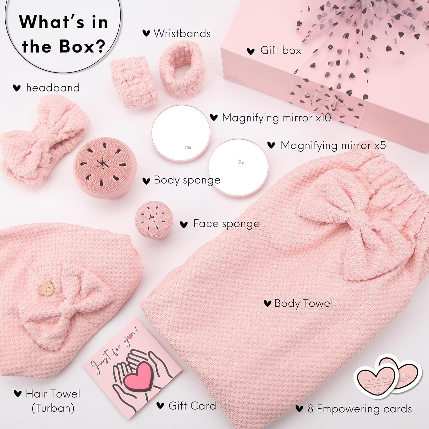 Self - Care Made Glamorous! Power Shower Gift Set for Women & Teen Girls