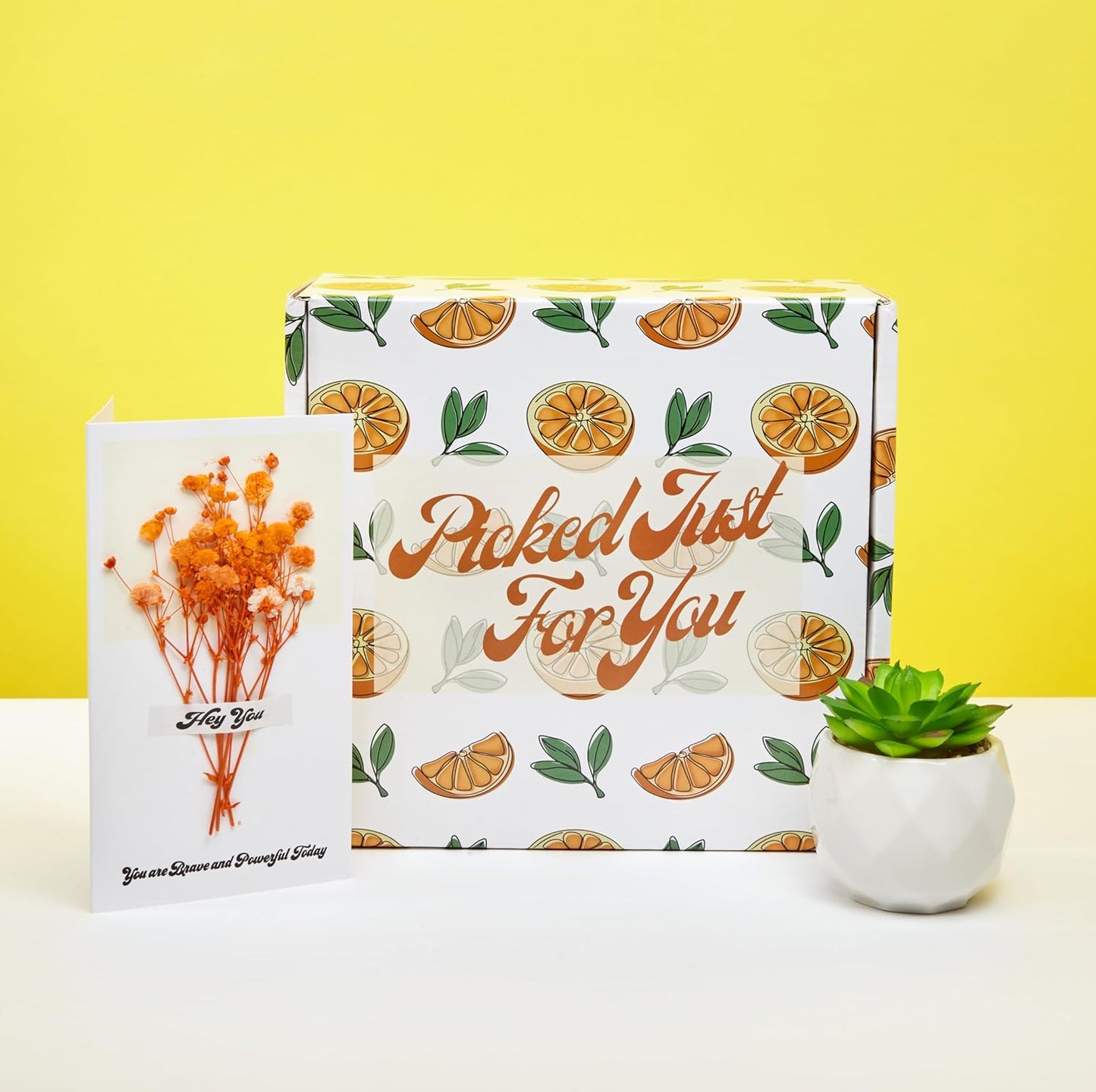 USA Designed Orange Spa Set - Self Care Get Well Gifts