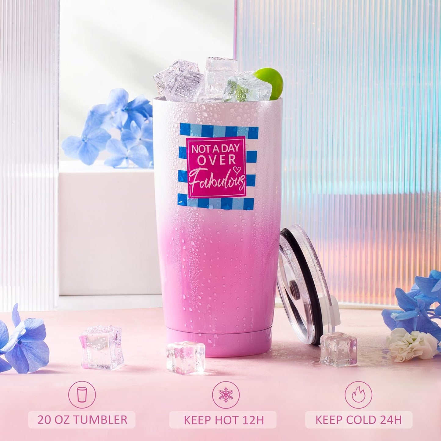 Not A Day Over Fabulous Birthday Tumbler – Gift for Her