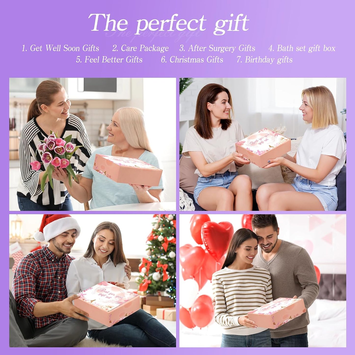 Happy Birthday Spa Basket - Luxury Blanket - Women Mom Sister Wife Gifts