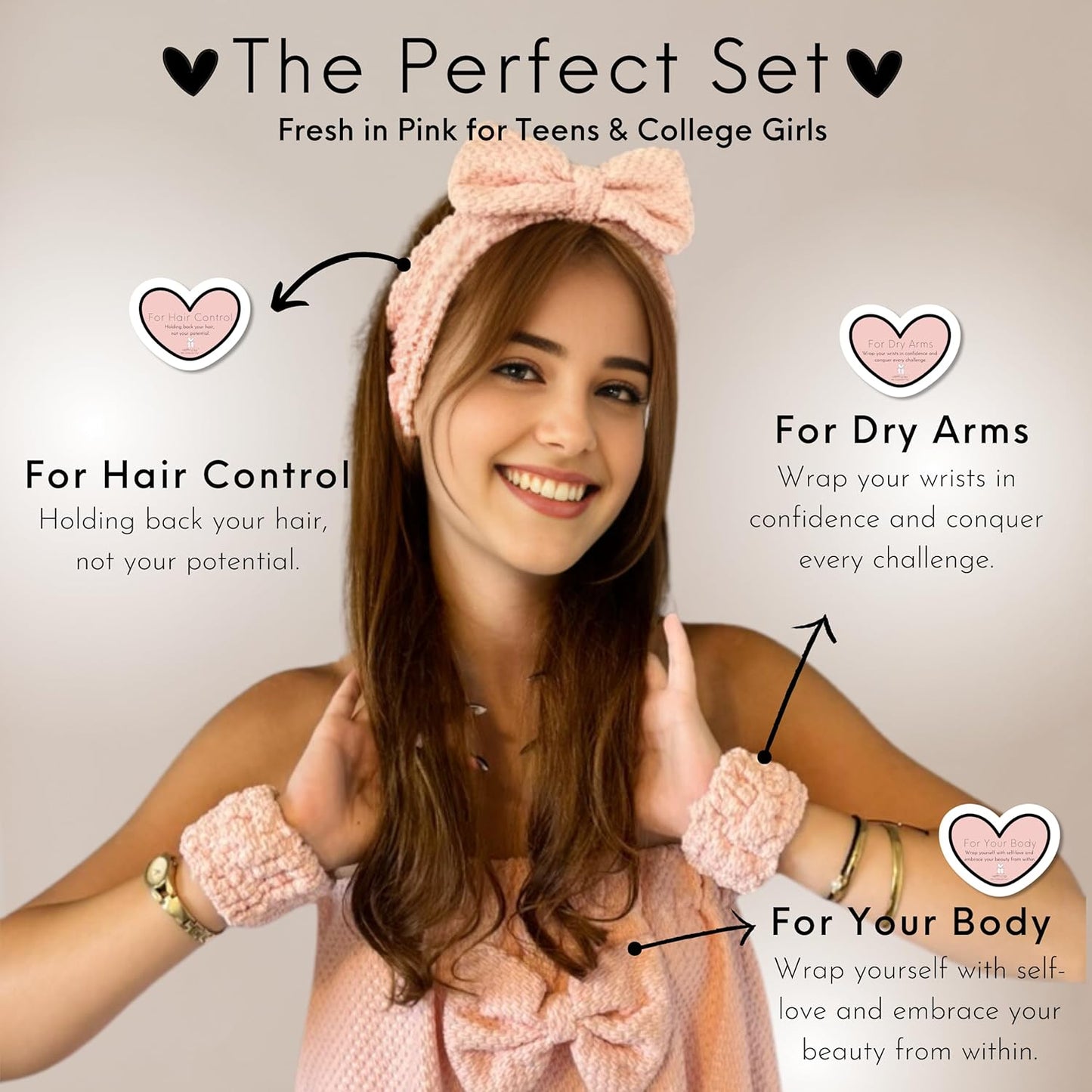Self - Care Made Glamorous! Power Shower Gift Set for Women & Teen Girls