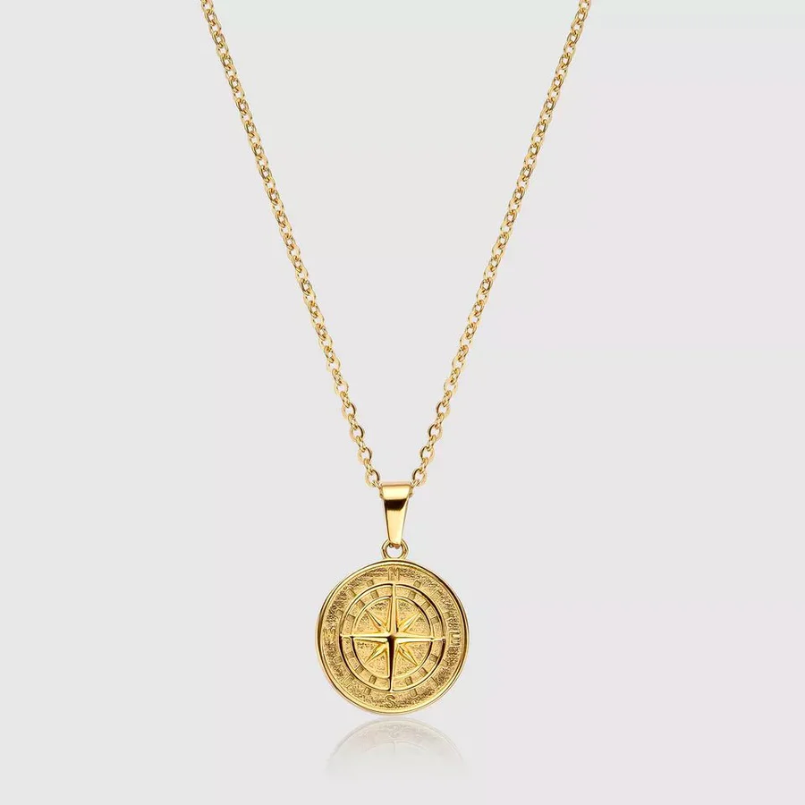 To my Son - Compass - Gold