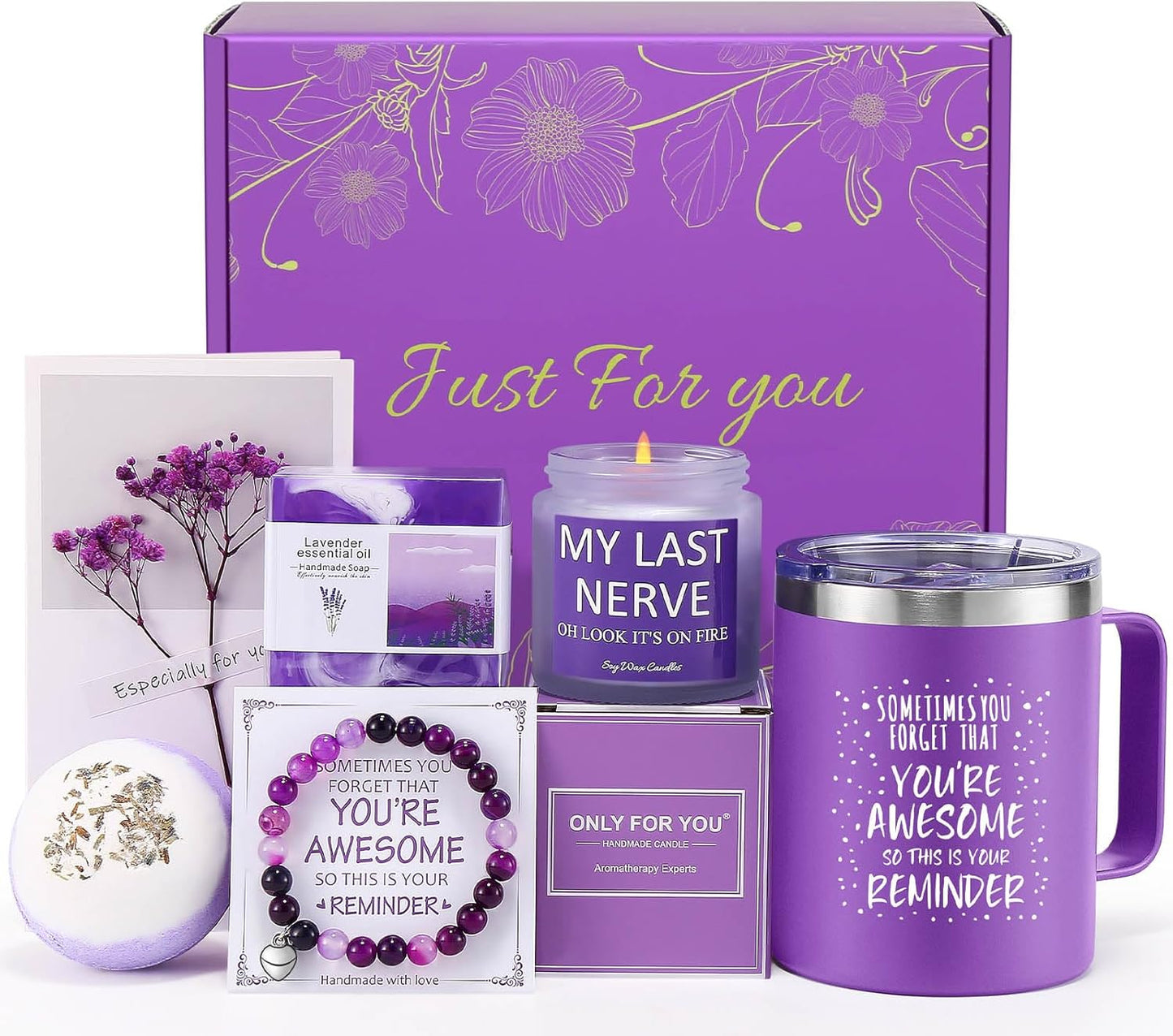 Unique Spa Basket - Bday Mother’s Day Gifts for Mom Sister Wife