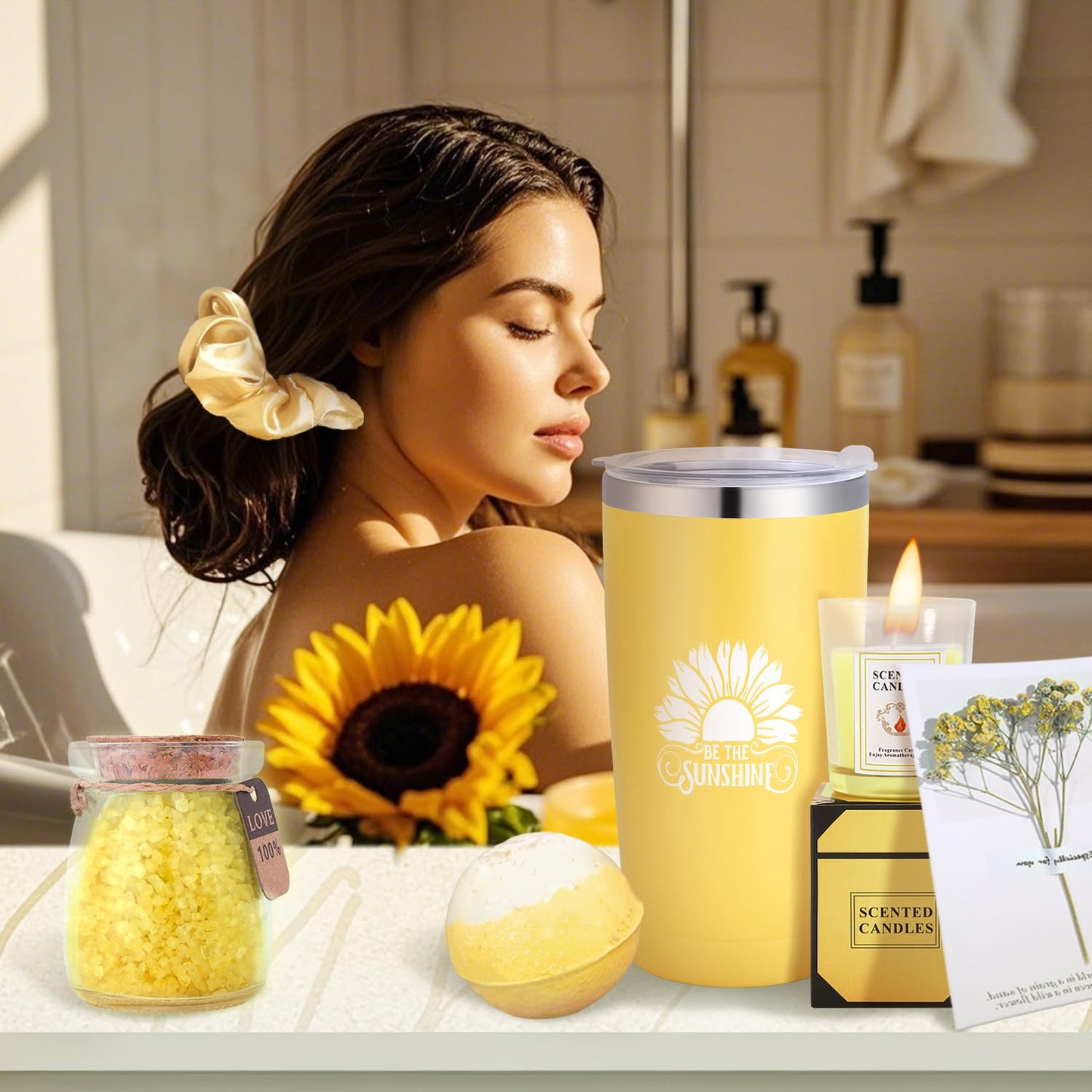 Spa Gift Basket – Personalized Birthday Present for Women, Girlfriend & Teens (15th-30th)