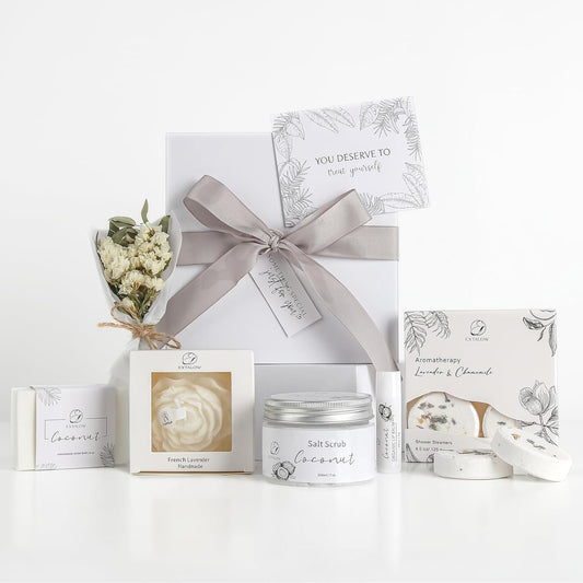 Coconut Lavender Spa Set - Mom’s Day & Bday Gifts for Her