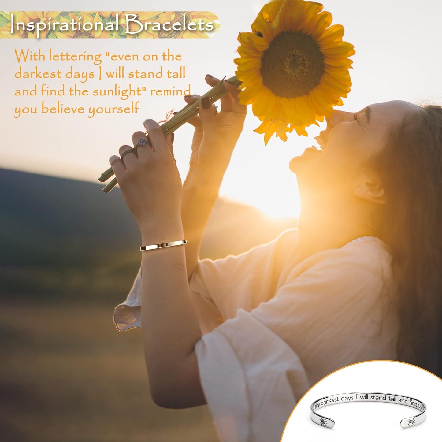 Sunflower Spa Set - Bday & Mom’s Day Gifts for Her (9pcs, Mom, Wife, Sister)