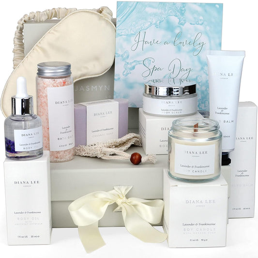 Jasmyn & Greene Spa Set - 10 Lavender Gifts - Mom Bday Mother’s Day