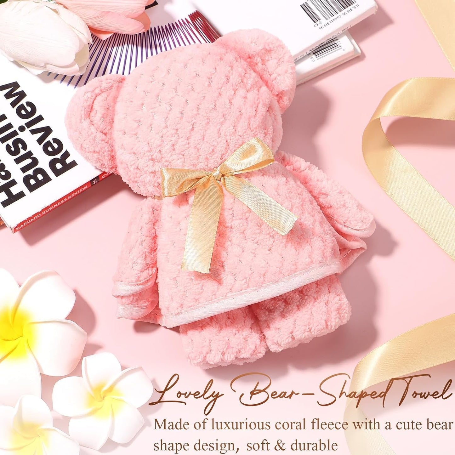 Rose Spa Set - Pink Romantic & Bday Mother’s Day Gifts for Mom Sister Wife