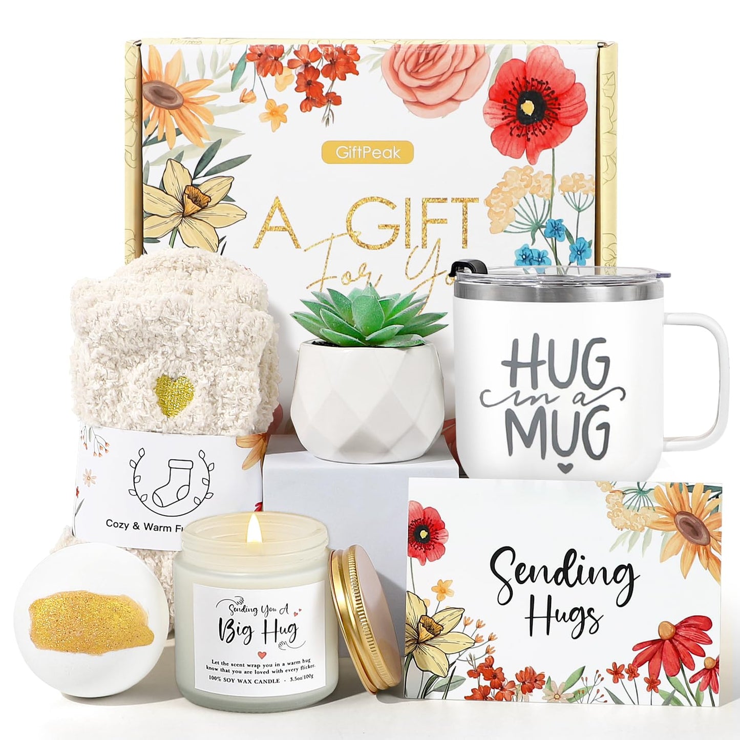 Sympathy Self-Care Kit - Loss of Loved One Gifts for Her (Thinking of You)
