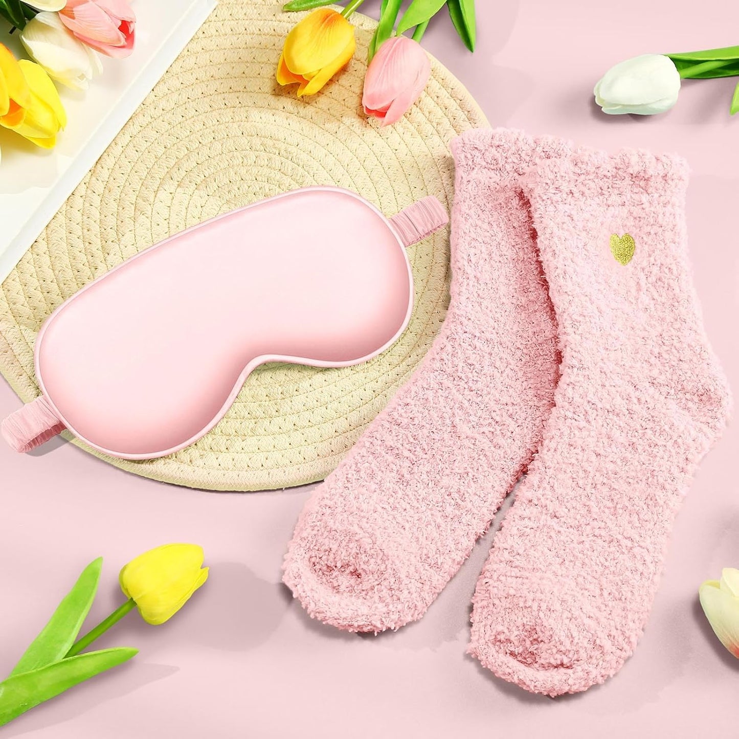 Warm Vanilla Spa Basket - Natural Ingredients & Reusable Basket - Bday Mother’s Day Gifts