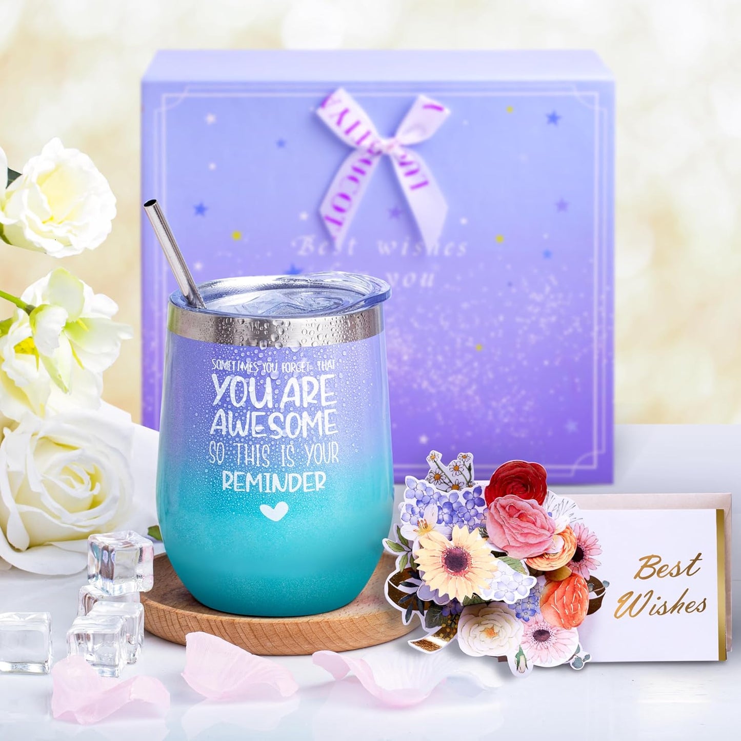 11pcs Lavender Self - Care Set – Ideal Birthday Gift for Mom, Wife & Friends