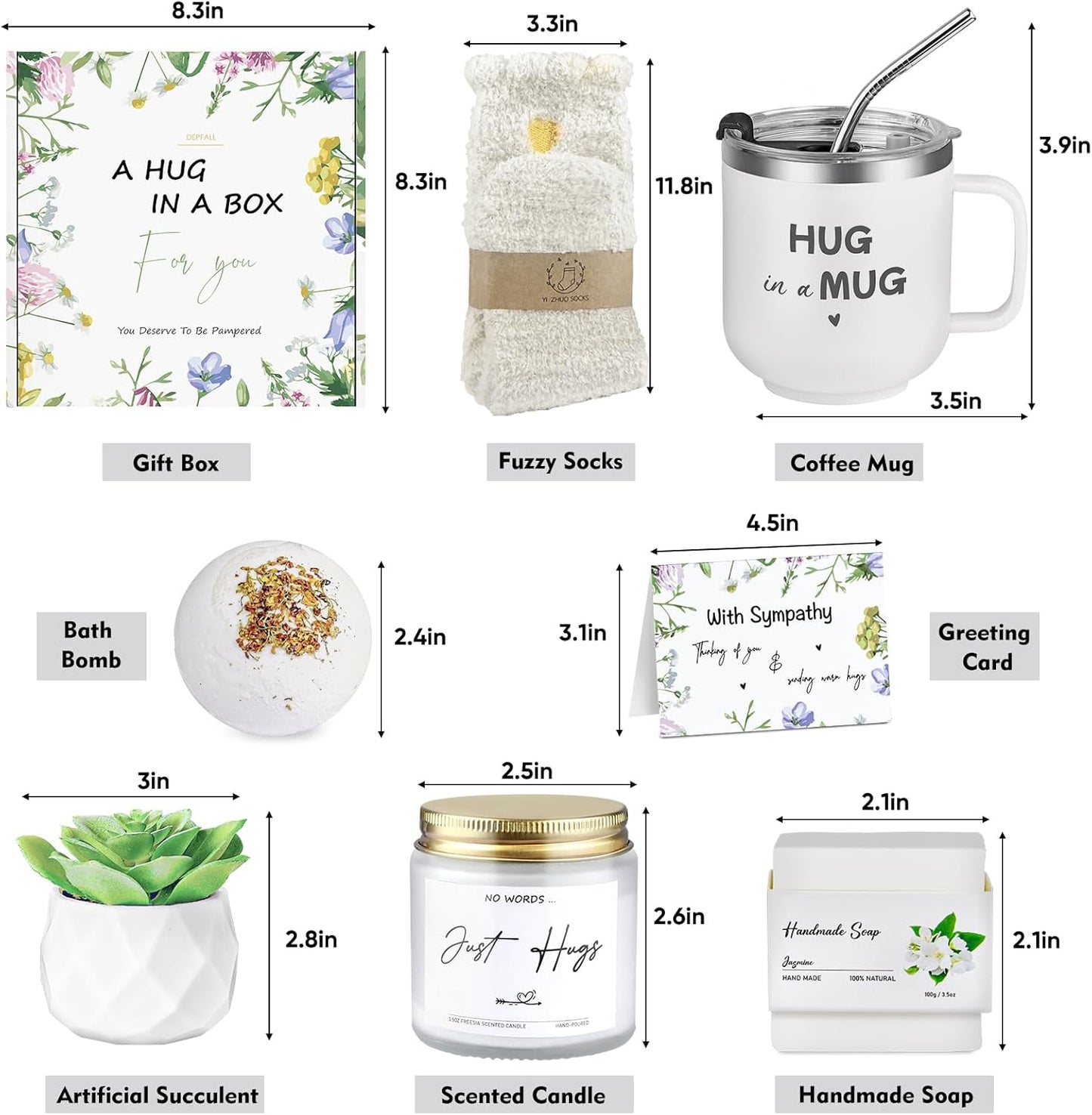 Sympathy Care Package - Loss of Loved One Gifts for Her Thinking of You