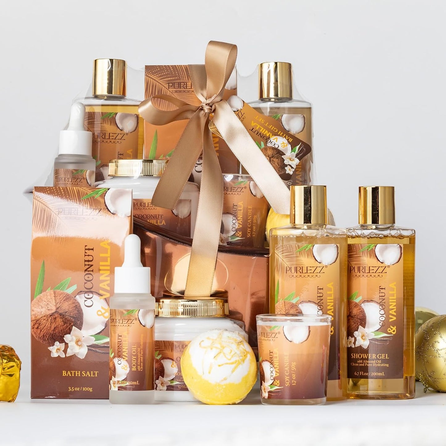 Coconut & Vanilla Spa Set - Bday Gifts for Her