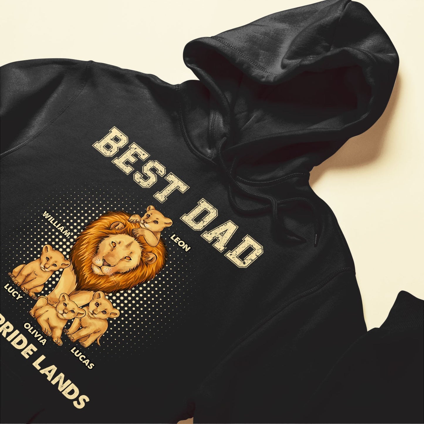Best Dad In The Pride Lands - Personalized Shirt