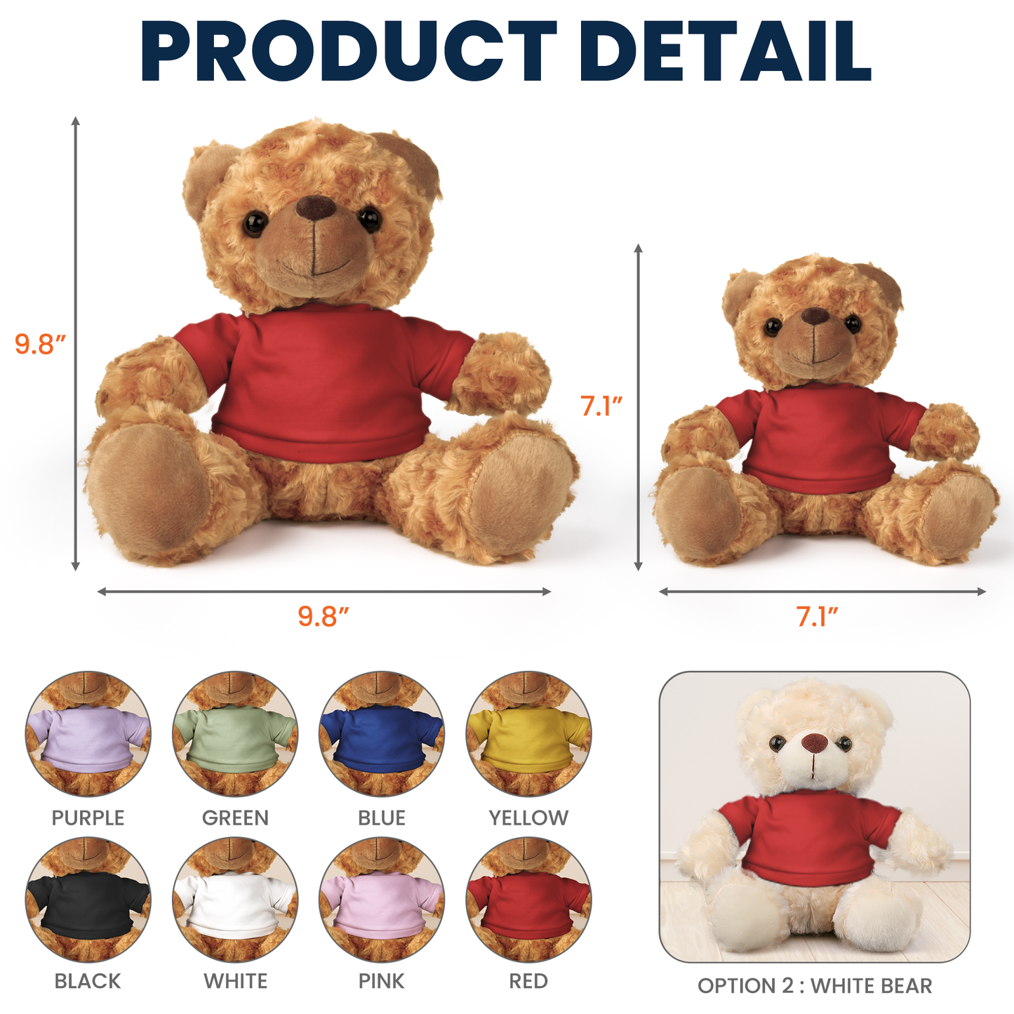 Baby Princess Never Forget How Much I Love You - Teddy Bear With Personalized Shirt