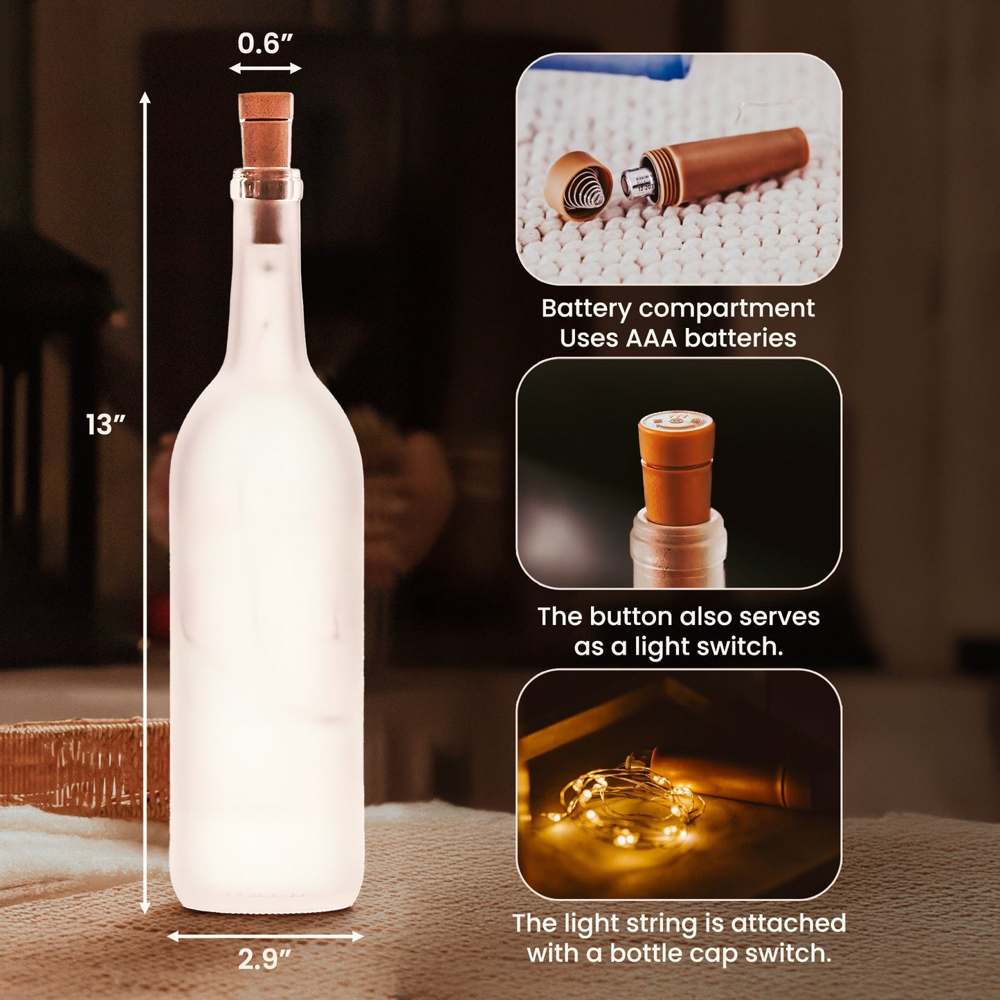 You Are The Best Thing I've Ever Found On The Internet - Personalized Bottle Lamp