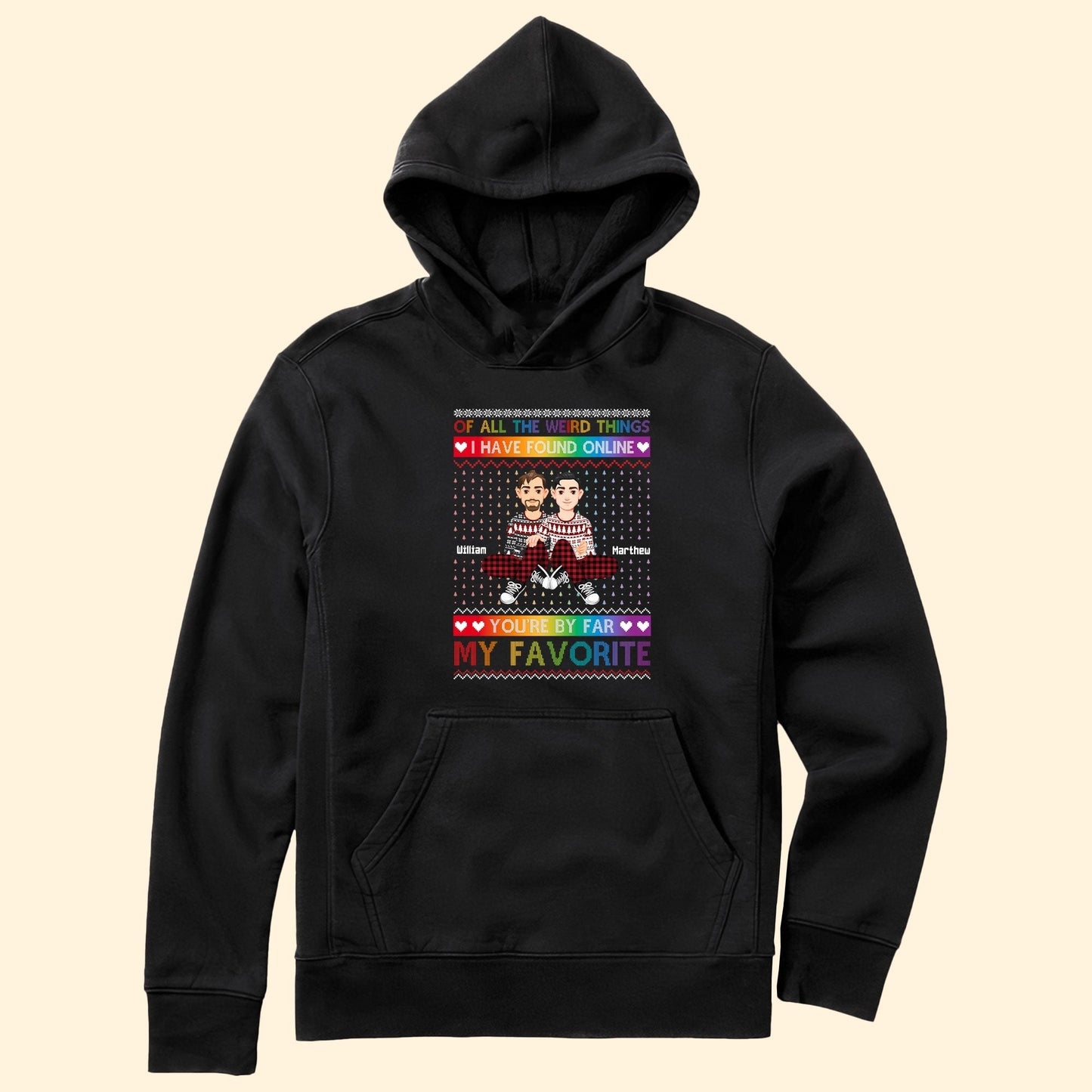 You're By Far My Favorite I Found Online - Personalized Photo Shirt