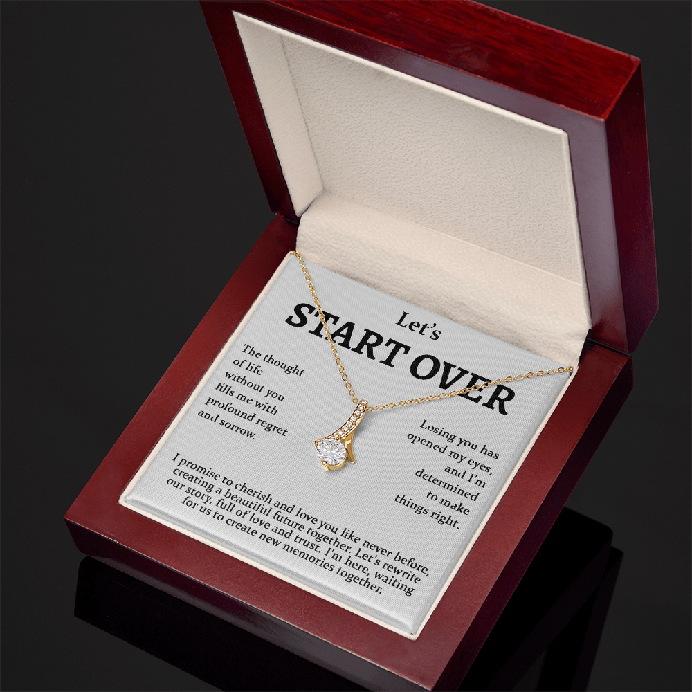 Meaningful Apology Gift for Wife or Girlfriend-Alluring Beauty Necklace-Gift to Win Her Back