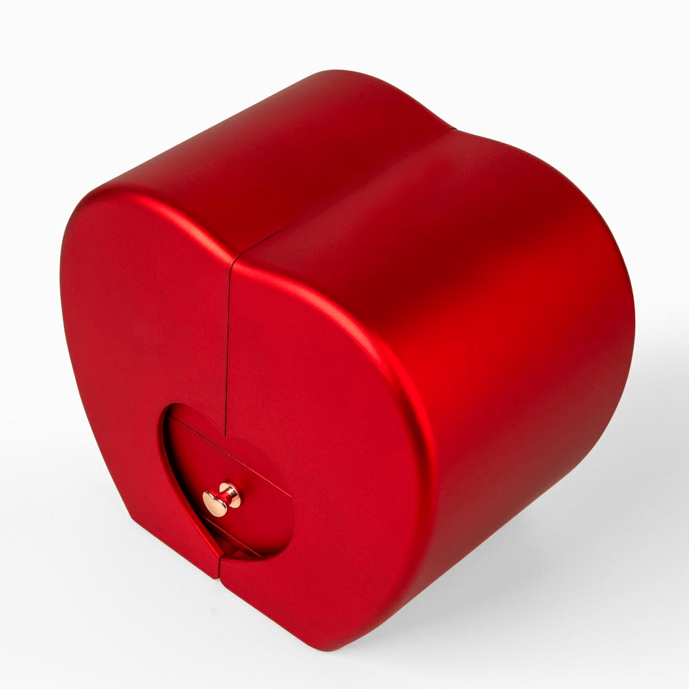 To My Love Forever Heart Necklace in Rotating Rose Box - Romantic Gift from Husband