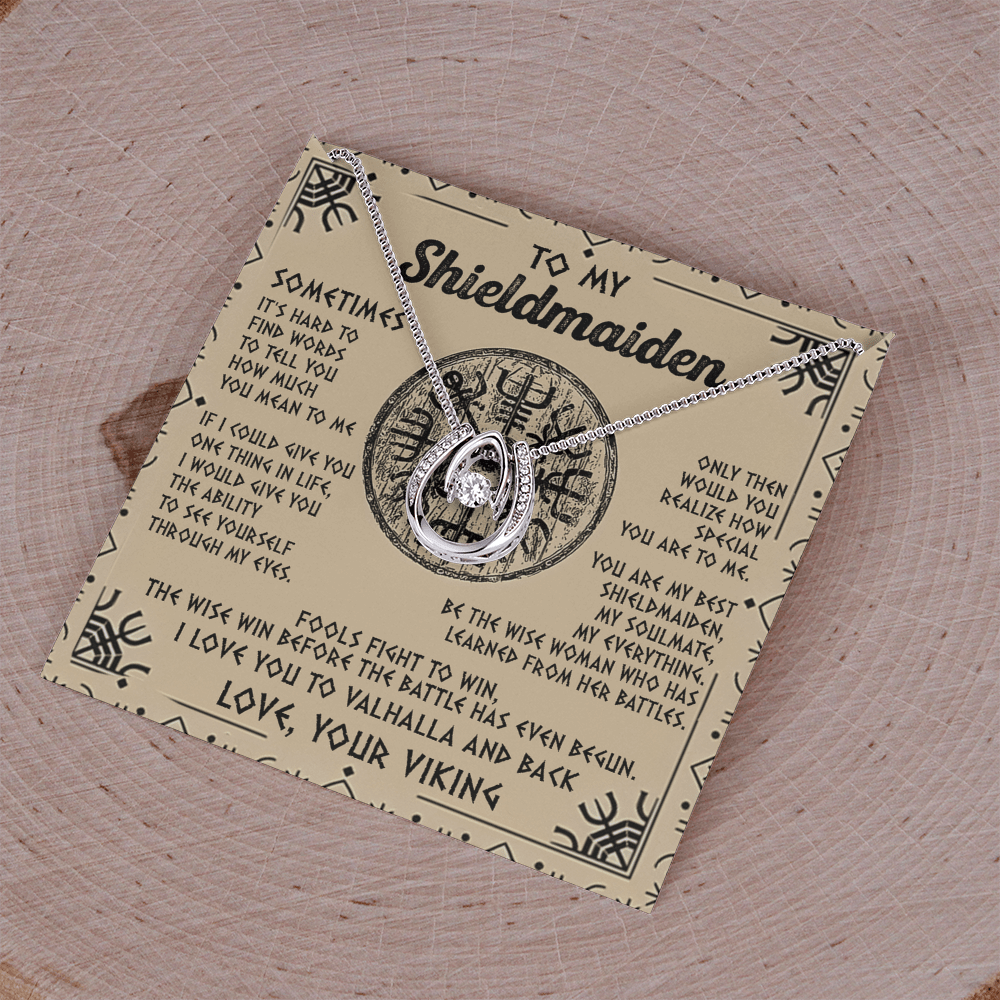 To My Shieldmaiden-Lucky in love neacklace-"My Everything" Shieldmaiden Necklace