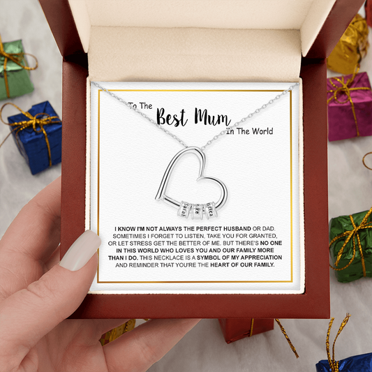 To the Best Mum - Family’s Custom Pendant