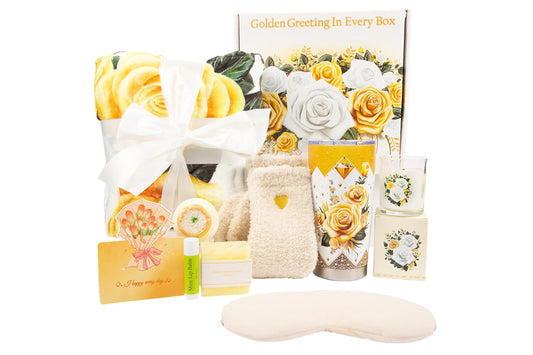 9 - Piece Self Care Kit – Perfect Birthday, Get Well & Thank You Gifts for Mom, Wife & Girlfriend