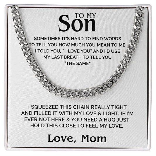 To my Son - Feel my love, Mom