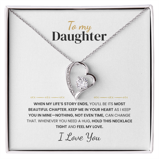 To my Daughter - Love Knot Necklace