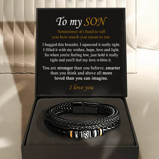 To my Son - I am always here to support you